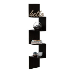 Repisa Rosset Wengue/Negro 2 Repisa Rosset Wengue/Negro